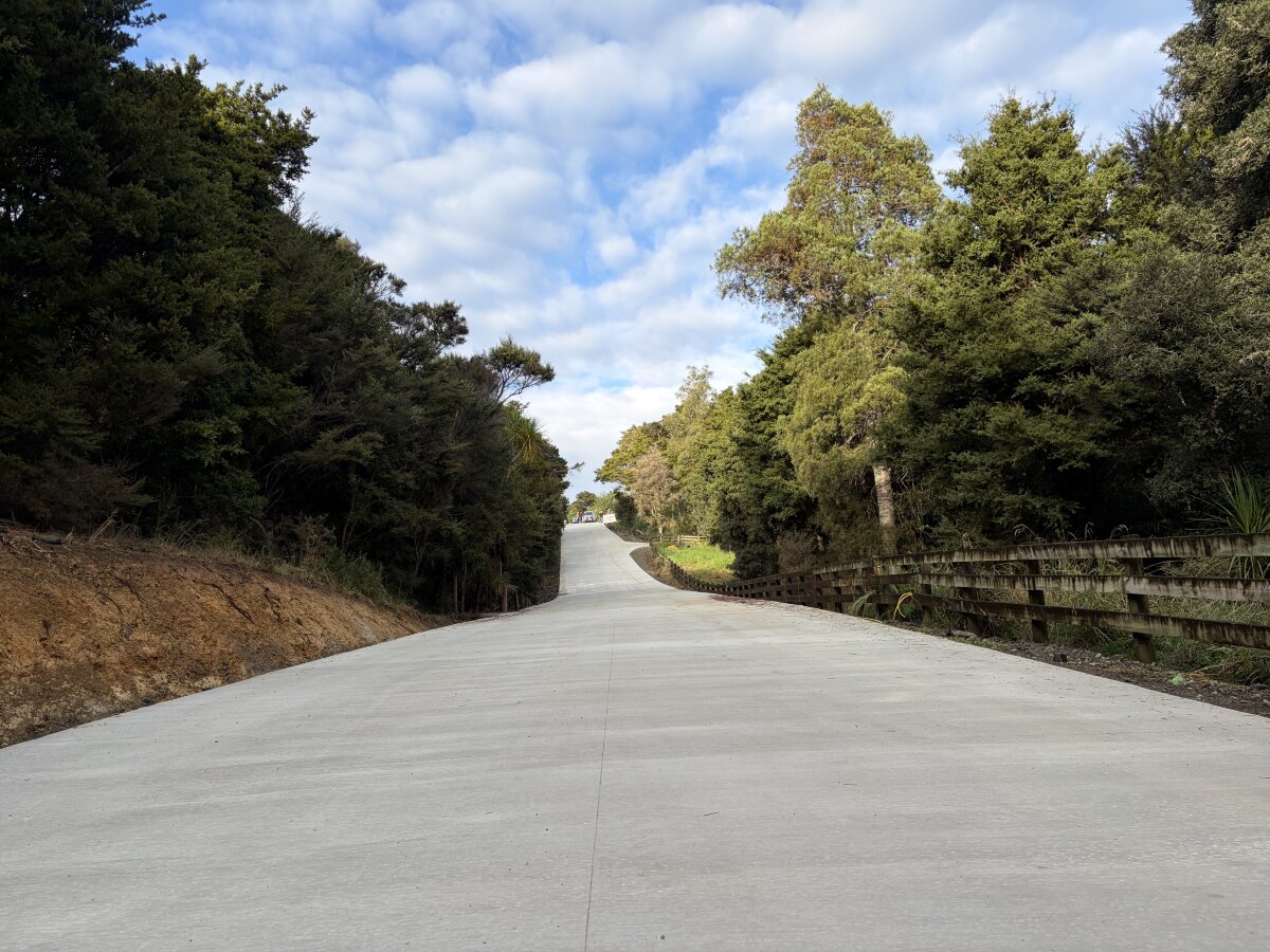 Cames Road upgrade improves safety and access